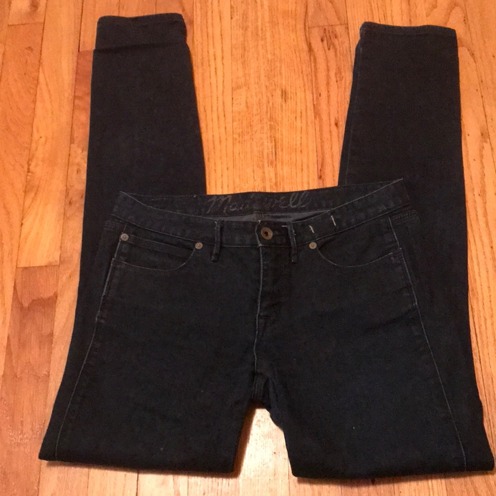 Madewell rail straight jeans in dark blue SZ 28 X 32